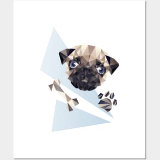 Cute Pug Posters and Art